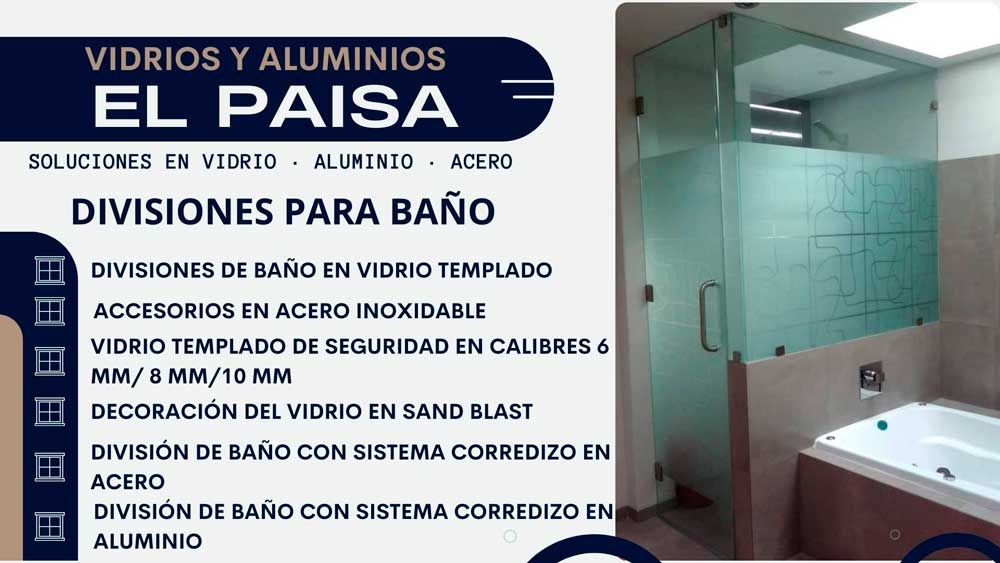 Vidrios y Aluminios El Paisa