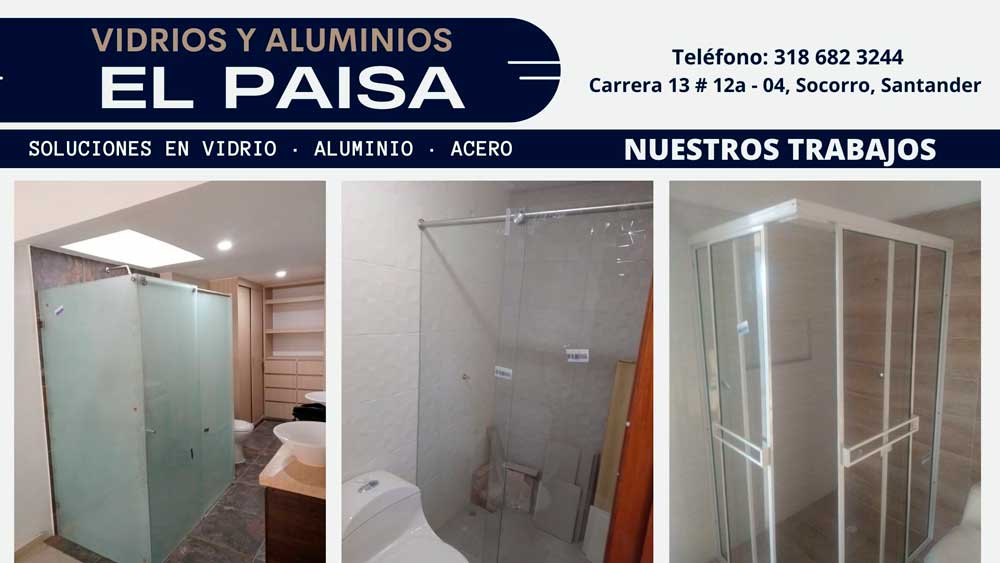 Vidrios y Aluminios El Paisa