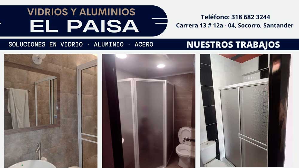 Vidrios y Aluminios El Paisa