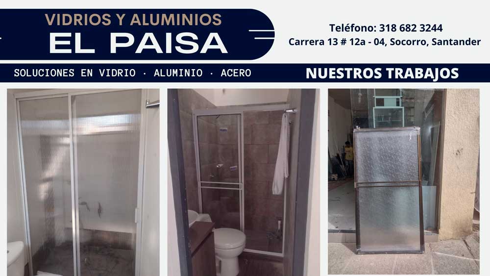 Vidrios y Aluminios El Paisa