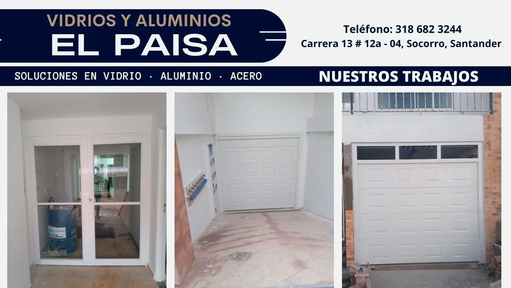 Vidrios y Aluminios El Paisa
