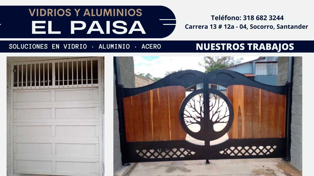 Vidrios y Aluminios El Paisa