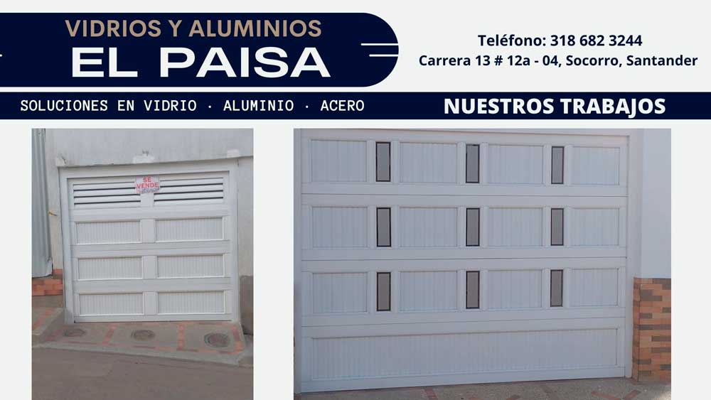 Vidrios y Aluminios El Paisa